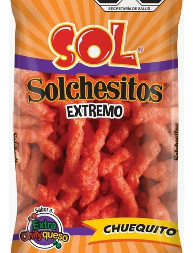 Botana Sol Solchesitos Extremo Limon Chile Y Queso 100gr