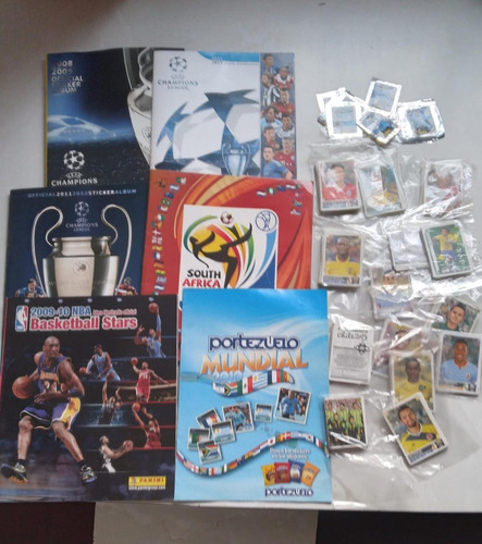 Lote Albumes De Futbol Uefa Uruguay Mundial Portezuelo 