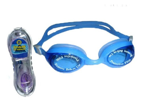 Óculos De Natação Infantil Piscina Cor Azul-escuro