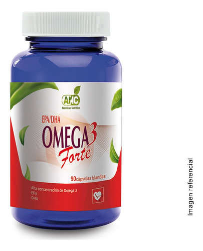 Anc Omega 3 Forte X 90 Caps Blandas Sabor Sin Sabor