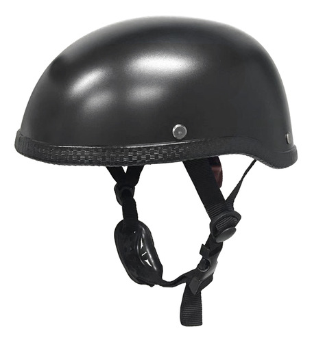 Gorra Negra Estilo Protección Para Motocicletas, Para Motero