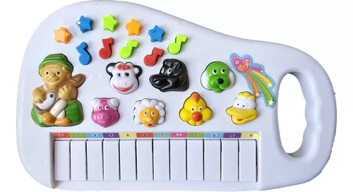 Piano animal Pianinho Infantil Teclado Musical Bebê Ia Ia O Bichos