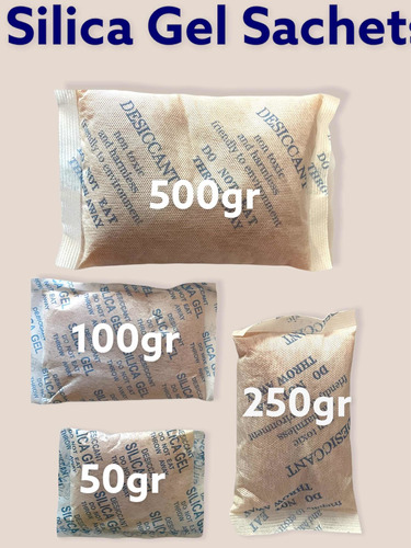 Silica Gel Orange 20 Kg  En Sachet  De 250gr +iva