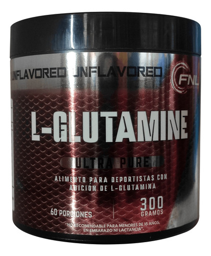 L-glutamina Polvo 300g Fnl Sport Nutrition