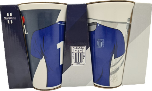 Set De 2 Tazas Del Club Alianza Lima