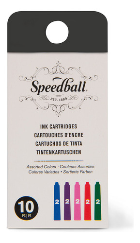Cartuchos De Tinta Para Caligrafía Colores Surtidos 10 Unida