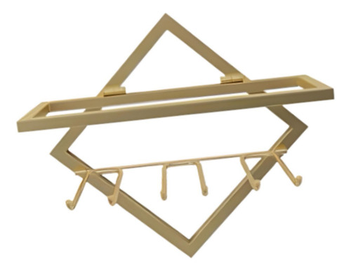 Stanff Stand De Pared Colgando Colgante De La Pared Oro