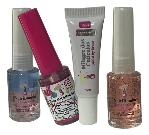 Kit De Tratamento Para As Unhas Nutribomba Original