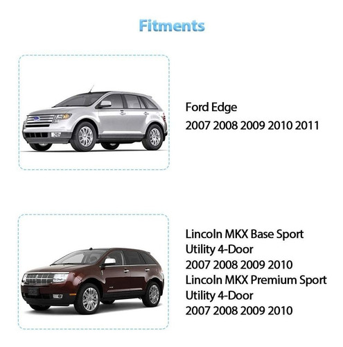 Boquillas De Limpiaparabrisas Para Ford Edge 2007-2011, Linc