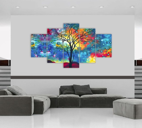 Imagen 3 de 7 de Murales Polipticos Árbol De La Vida 60 X 100 !