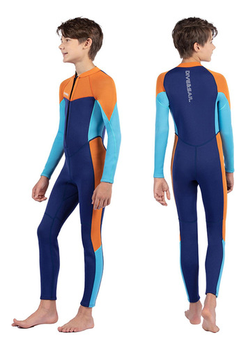 . Trajes Baño Buceo Trajes Completos Azul Tallas 14