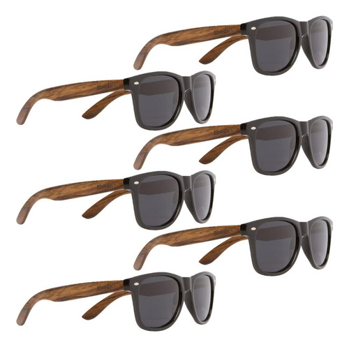 Woodies Six Wood Anteojos De Sol A Granel Todos Los Lentes P