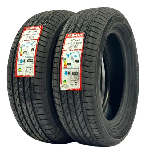 Kit De 2 Pneus Wanli Sp026 P 185/60r15 88 H Gol Celta Corsa