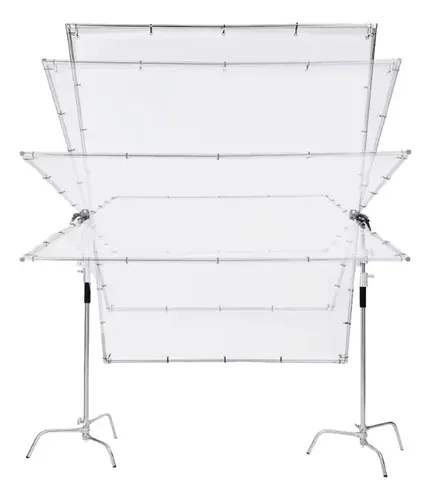 Kit Difusor Butterfly 3.0m X 3.0m Dobrável Com Tripés Inox | Frete
