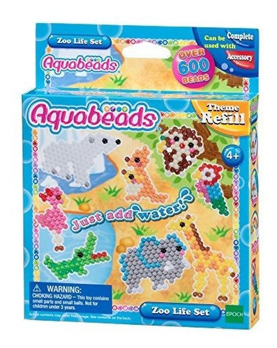 Juego De Recarga Aquabeads Zoo Life Theme Craft Beads