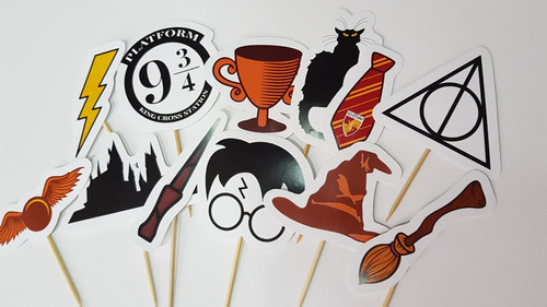 Adorno  Deco Pinchos Harry Potter Cupcake X12u