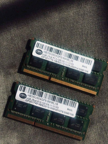Imagem 1 de 2 de Memória Ram 4gb X 2