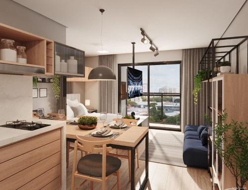 Imagem 4 de 27 de Studio À Venda, 28 M² Por R$ 267.852,00 - Portão - Curitiba/pr - St0251