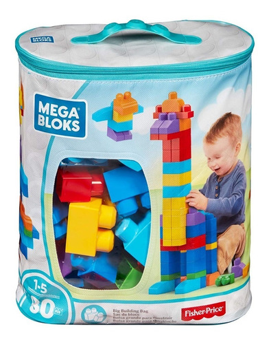 Mega Blocks Bolsa De 80 Bloques 