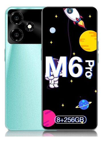 5g Smartphone M6 Pro Global Version Teléfonos Inteligentes De Pantalla Completa De 6,8 Pulgadas 8gb+256gb Dual Sim Otg Chatgpt