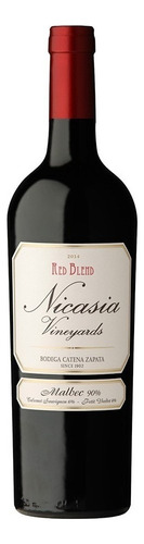 Vino Nicasia Red Blend Malbec 750 Cc