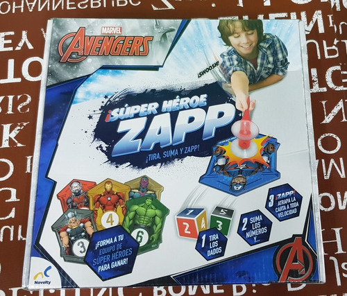 Juego De Mesa Avengers Marvel ¡super Heroes Zapp!
