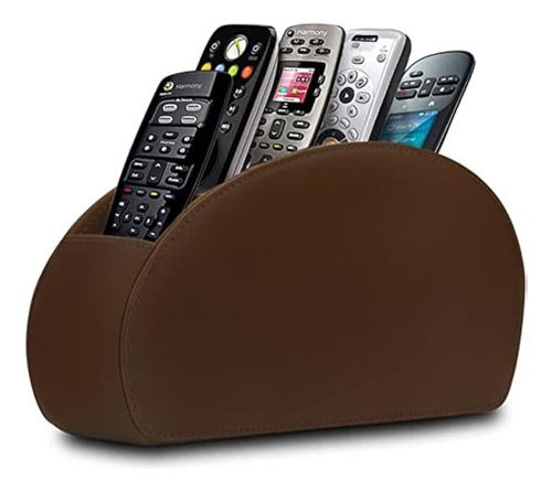 Soporte De Cuero Para Control Remoto De Color Marron