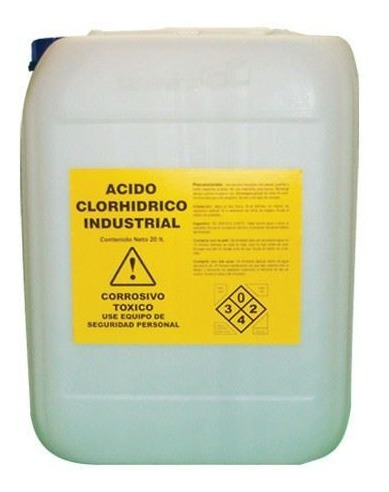 Acido Clorhidrico Ideal Piscinas 10 Litros - Ynter