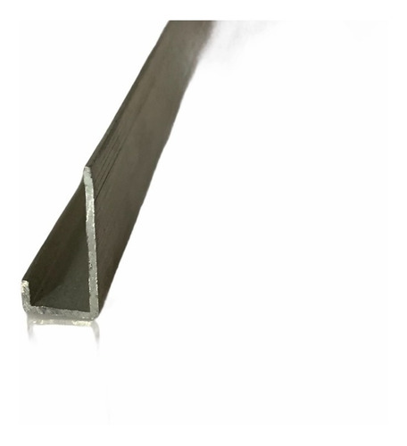 Perfil De Aluminio J 9mm Interior - Largo X 2 Metros