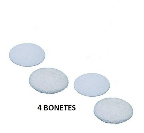 Set De 4 Bonete Para Pulidora Einhell Ce-cb 18/cc-po 90