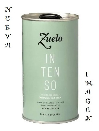 Aceite De Oliva Virgen Extra -intenso-  Zuelo  Lata X 500ml