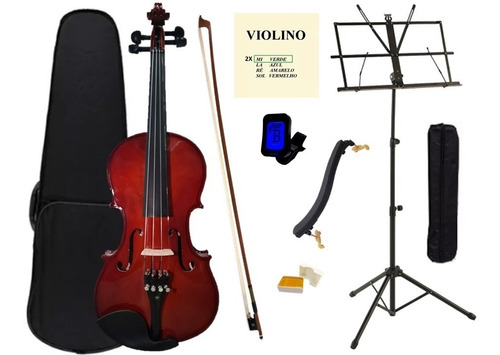 Violino Completo 3/4- 4/4  + Acessórios