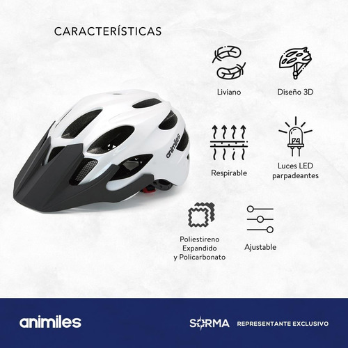 Imagen 2 de 10 de Casco De Bicicleta Regulable Con Visera Ventilacion