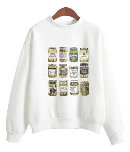 Sweatshirt Crew Neck Loose Comfort Top Colourful Patterns