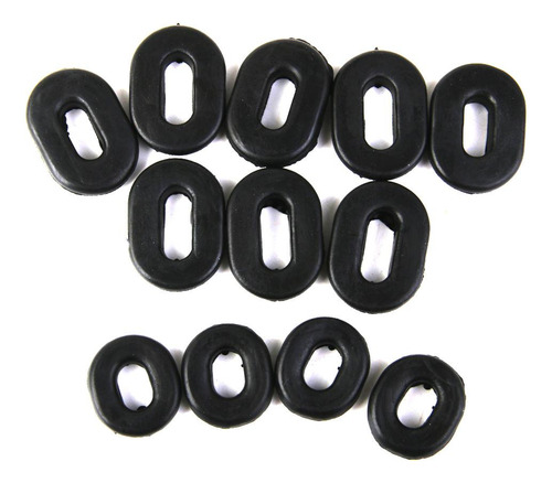 Ojales Negros De Cubierta Lateral De Goma 120pcs Para El