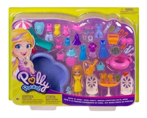 Polly Pocket Modas Aventuras En El Agua 46 Accesorios | Meses sin intereses