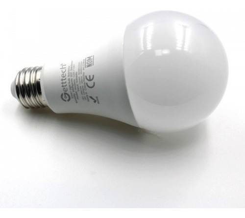 Imagen 4 de 4 de Foco Inteligente Getttech Rainbow Rgbw, Ip20, 12w(gsr-71001)
