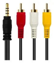 Comprar Cable Audio Estereo Plug 3.5mm Macho A Rca Audio Video 5mts