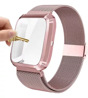 Correa De Reloj Fitbit Versa 2 1 Watch | Rosa Oro