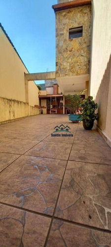 Imagem 18 de 30 de Sobrado Com 3 Quartos (01 Suíte ) Quintal Amplo, Espaço Gourmet, 07 Vagas De Garagem À Venda, 137 M² - Jardim Santista - Mauá/sp - So0443