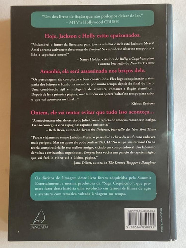 Livro Tempest - Julie Cross - Editora Jangada (Usado)