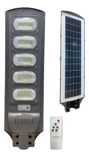 Luminaria Lampara Solar 150w Alta Potencia Control Y Sensor