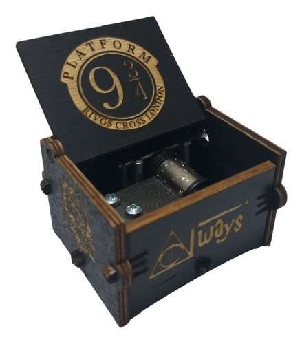Caja Musical Manivela Harry Potter Hedwig Theme De Colección