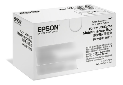 Caja Mantenimiento Epson T671600 Original Wf-5290 Wf-5790