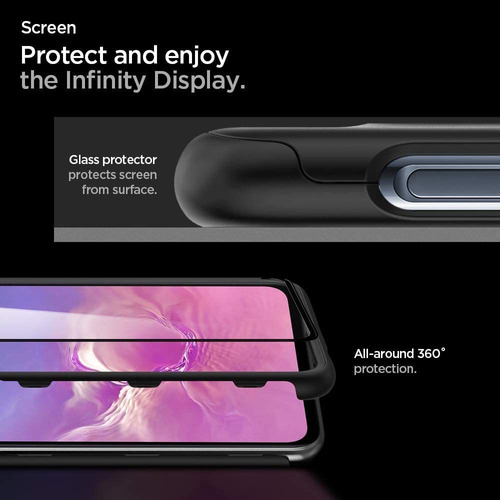 Spigen Thin Fit 360 Disenado Para Samsung Galaxy S10e Cas...