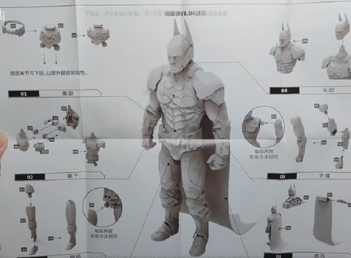 Muñeco Dc Comics Batman F5 Articulado Nuevo Arkham