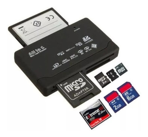 Leitor Cartão De Memória - Multi Card 10x1 Adaptador