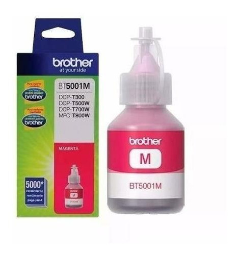 Tinta Botella Brother Bt5001m Magenta 41.8ml 5000pag Techbox