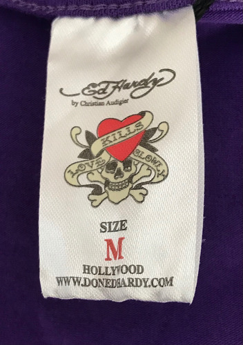Blusa Dama Ed Hardy 2000s Y2k Nwt Nuevo Etiqueta Original M