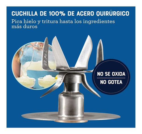 Licuadora Digital Oster Blstpegcrt 800 Watts Reversible